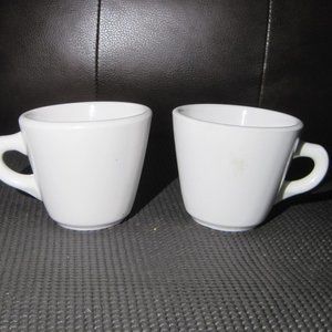 2 Vintage Coffee Cups Shenango China, restaurant ware, collectible.